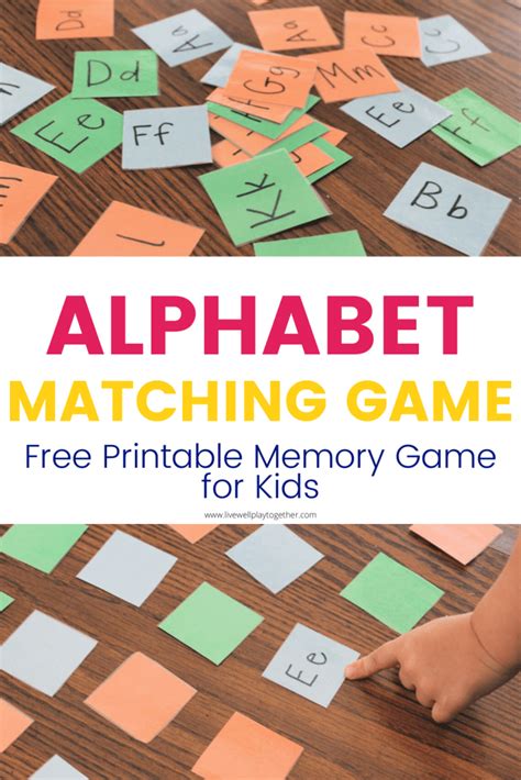How to Easily Make Your Own Alphabet Matching Game