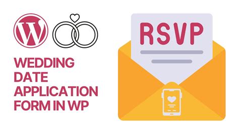 How to Easily Make a Wedding Date Application Form in WordPress For