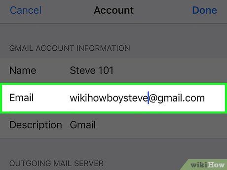 How to Edit Existing Email Account Information on an …