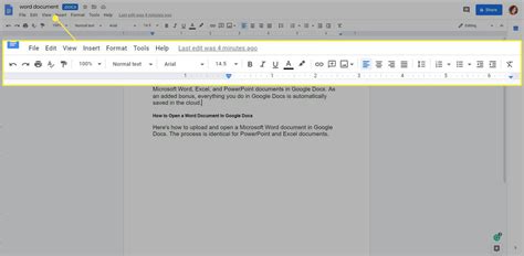 How to Edit Word Documents in Google Docs