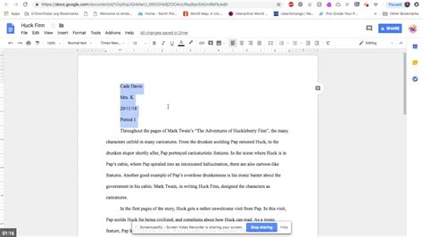 How to Edit an Essay on Google Docs YouTube
