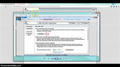 How to Electronically Sign the 5500 Form YouTube