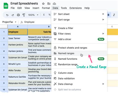 How to Email Named Ranges in Google Sheets Digital Inspiration