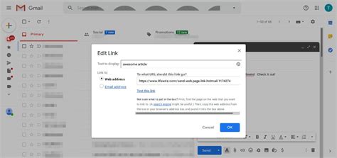 How to Email a Website Link URL 