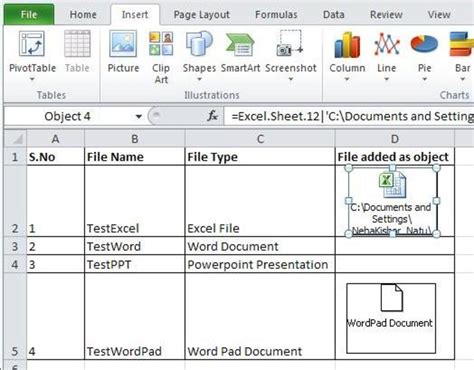 How to Embed Excel Files in Word Documents