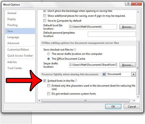 How to Embed Fonts in Word 2013 Files Solve Your Tech
