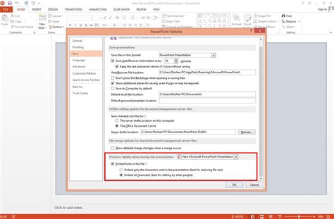 How to Embed Fonts in Word and PowerPoint