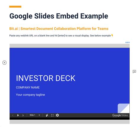 How to Embed Google Slides Within Your Documents Bit Blog