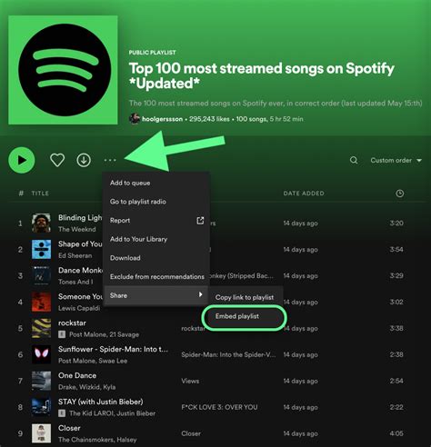 How to Embed Spotify Playlist on Your Website