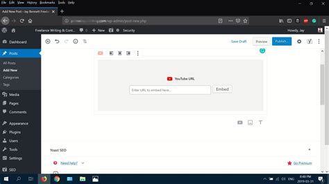 How to Embed a YouTube Video Into Your WordPress Blog