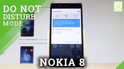 How to Enable/Disable «Do not Disturb» Mode Nokia 8 V 5G UW