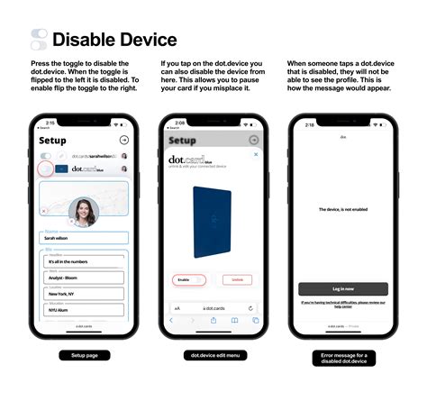 How to Enable/Disable a dot.device – dot cards, Inc