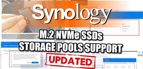 How to Enable NVMe Storage Pool on Synology That Only Allow Caching …