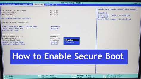 How to Enable Secure Boot to Install Windows 11