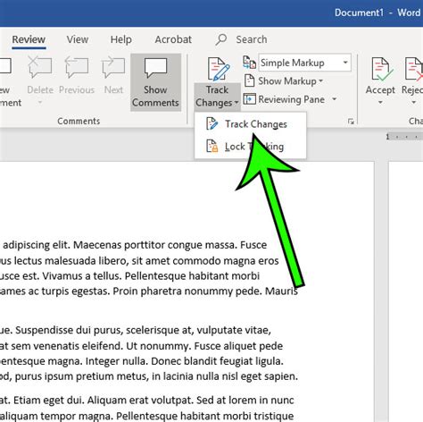 How to Enable Track Changes in Microsoft Word WindowBrain