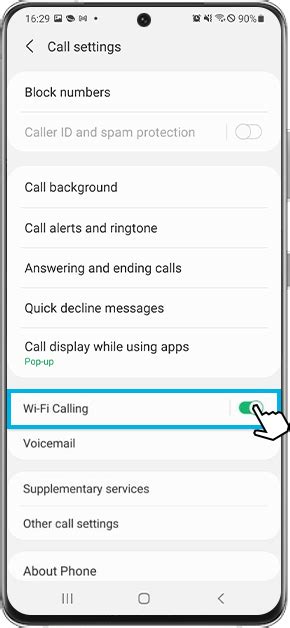 How to Enable Wi Fi Calling on a Samsung Phone