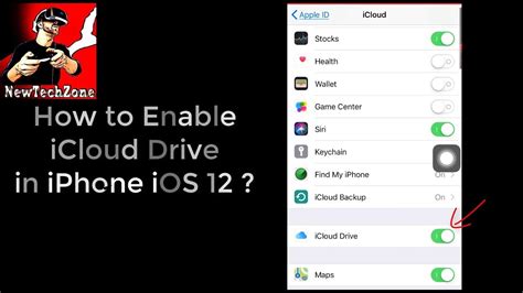 How to Enable iCloud Drive in iPhone iOS 12 ? - YouTube