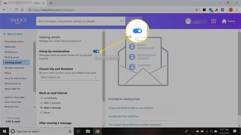 How to Enable or Disable Conversation View in Yahoo Mail