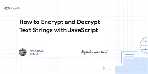 How to Encrypt and Decrypt Text Strings with JavaScript