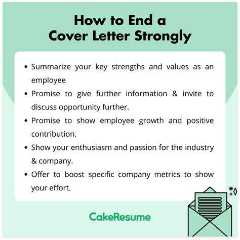 How to End a Cover Letter (With Tips and Templates)