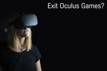 How to Exit Games on Oculus Quest & Quest 2 Smart Glasses Hub