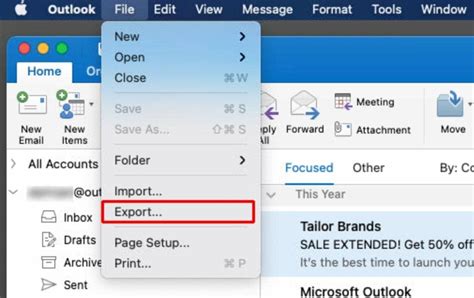 How to Export Emails From Outlook