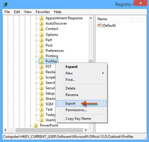 How to Export Outlook Account Settings and Passwords