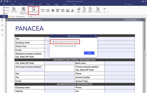 How to Export PDF Form Data to Excel Wondershare PDFelement