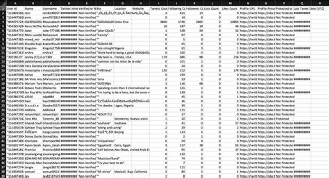 How to Export Twitter Data to an Excel Sheet - FollowersAnalysis