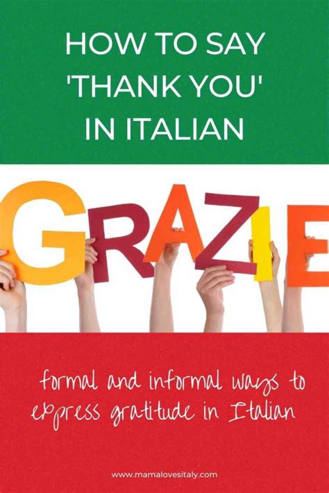 How to Express Gratitude in Italian: A Guide to Saying Thank You