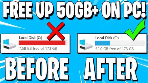 How to FREE Up Disk Space on Windows 10, 8 or 7! 🖥️ …