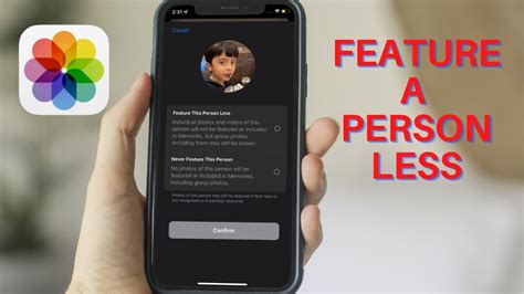 How to Feature a Person Less Often in the Photos App in iOS 15