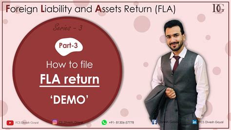 How to File FLA Return (Live DEMO) - YouTube