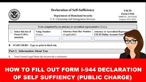 How to File Form I944, the Declaration of SelfSufficiency