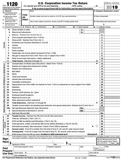 How to File Tax Form 1120 for Your Small Business - The Motley …