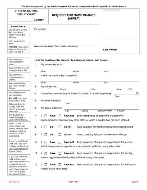 How to File a Family Name Change in Illinois Name Change Illinois