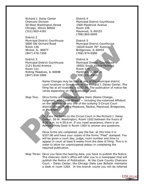 How to File an Adult Name Change in Illinois Name Change Illinois