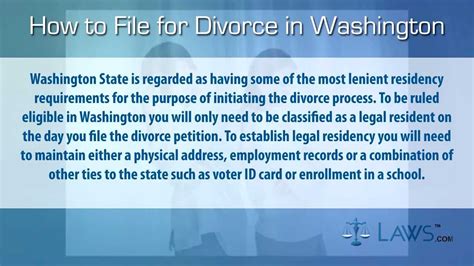 How to File for Divorce in Washington (2024 Guide) – eDivorce