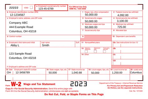 How to Fill Out Box D on Your W2 Form