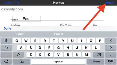 How to Fill Out a PDF Form on iPhone and iPad with Markup