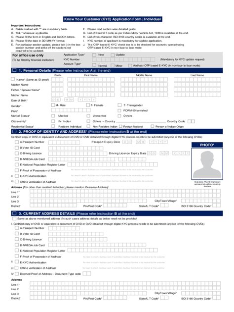 How to Fill Out an SBI KYC Form: A Comprehensive Guide