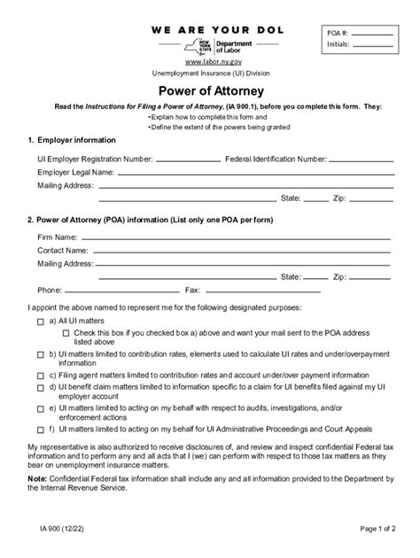 How to Fill in a New York Power of Attorney Form YouTube