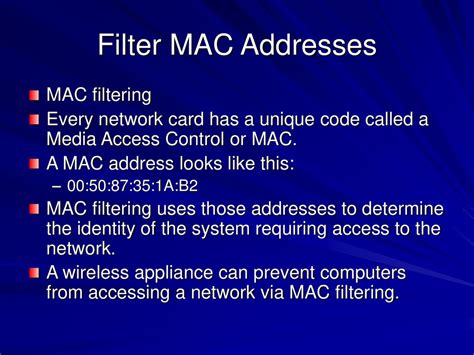 How to Filter MAC Addresses to Secure Your Wireless Network