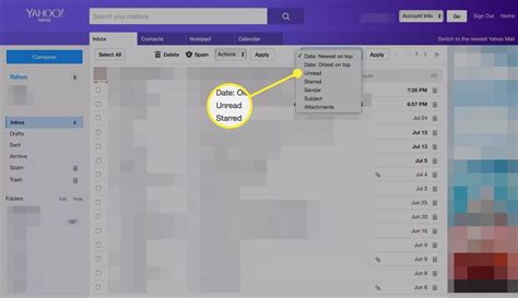 How to Find All Unread Messages in Yahoo Mail