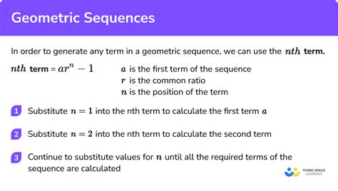 How to Find Any Term of a Geometric Sequence 4 Steps