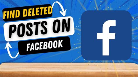 How to Find Deleted Posts on Facebook App - YouTube