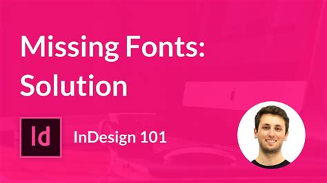How to Find Missing Fonts in Adobe Indesign YouTube