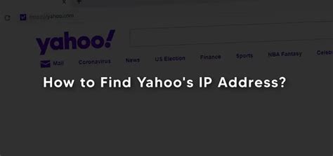 How to Find Yahoo s IP Address