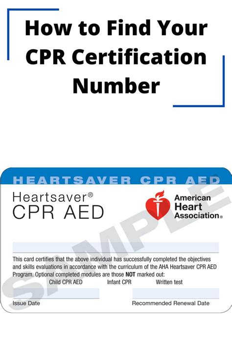 How to Find Your CPR Certification Number