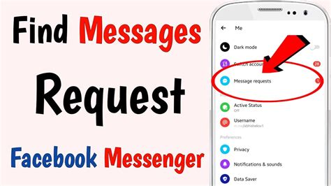 How to Find a Facebook Message Request
